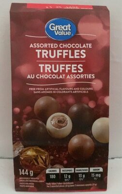 Assorted chocolate truffles