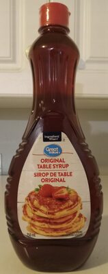 Original Table Syrup front packaging