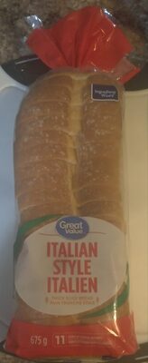 Italian Style Thick Slice Bread front packaging