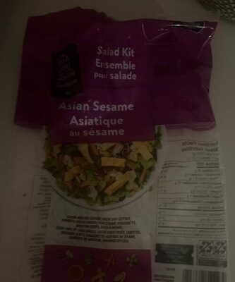 Salade kit asiatique front packaging
