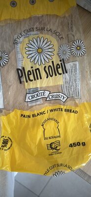 PAIN BLANC / WHITE BREAD front packaging