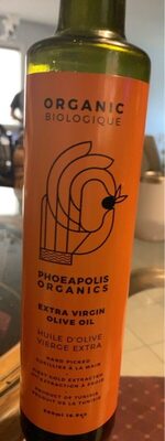 Extra virgin olive oil front packaging