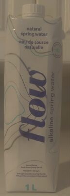 Alkaline Spring Water front packaging