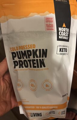 Cold Pressed Pumpkin Protein Pumpkin Seed Protein front packaging
