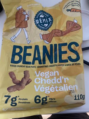 Baked Crunchy Bean Puffs Vegan Chedd’r