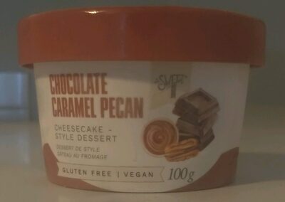 Chocolate Caramel Pecan Cheesecake-Style Dessert