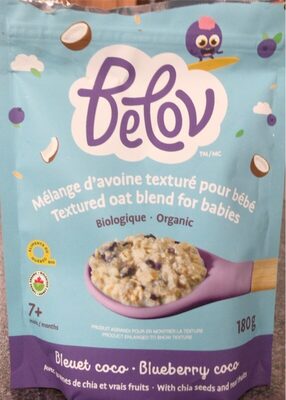 Belov avoine bleuet coco