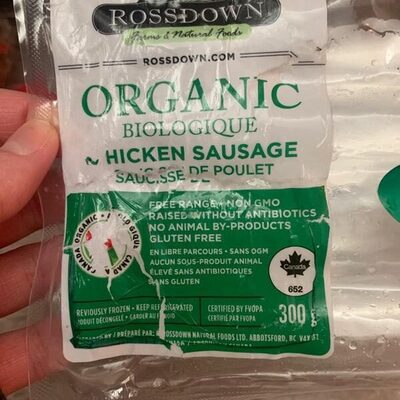 Organic Chicken Sausage