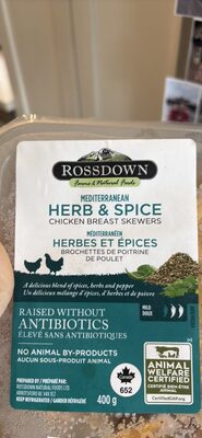 Mediterranean Herb & Spice Chicken Breast Skewers