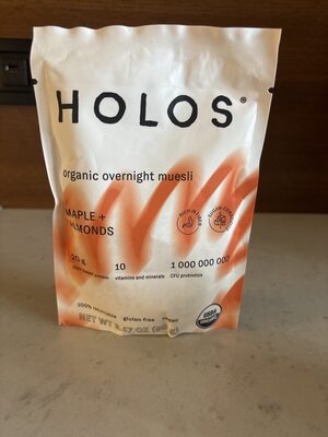 Organic Overnight Muesli (Maple + Almonds)