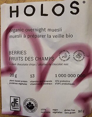 Museli a préparer la veille bio