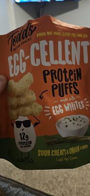 Egg and lentil crisps