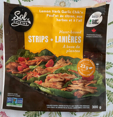 Lemon Herb Garlic Chik'n Strips