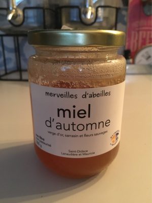 Miel d'automne verge d'or, sarrasin et fleurs sauvages