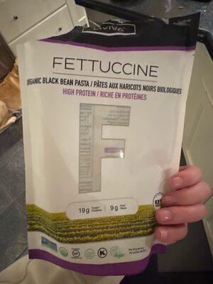 Organic Black Bean Pasta - Fettuccine