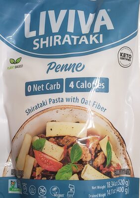 Shirataki Pasta Penne With Oat Fiber