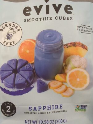 Sapphire Smoothie Cubes
