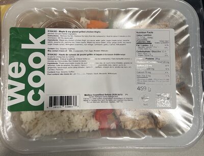 Shish taouk chicken, garlic sauce front packaging
