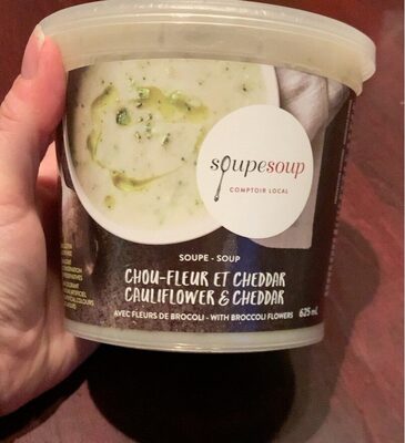 Cauliflower & Cheddar Soup front packaging