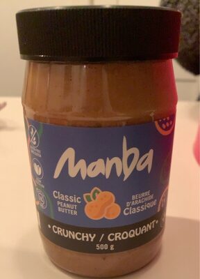 Manba Classic Crunchy front packaging