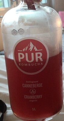 Kumbucha canneberge front packaging