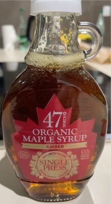 Maple syrup front packaging