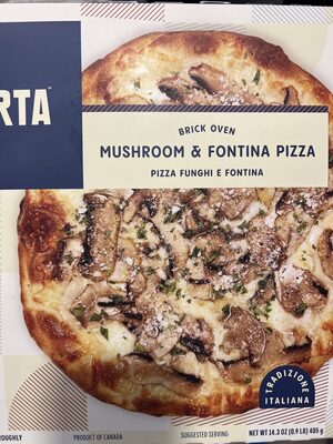 Mushroom & Fontina Pizza