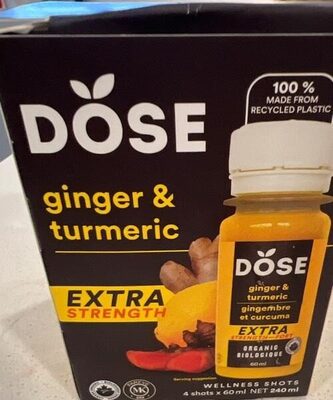 Ginger Turmeric Extra Strength Shot