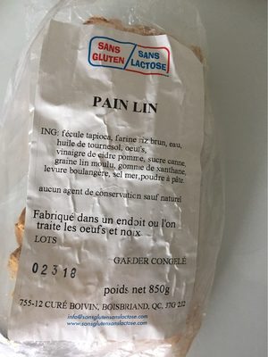 Pain au lin