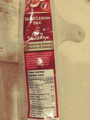 saucisson sec