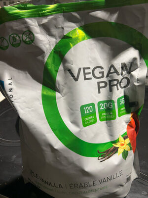 Maple Vanilla Protein Powder front packaging