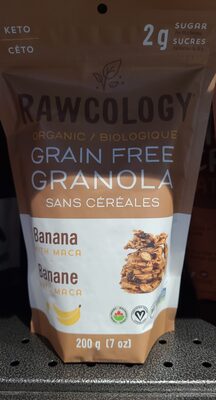 Organic Banana Raw Crunch Granola