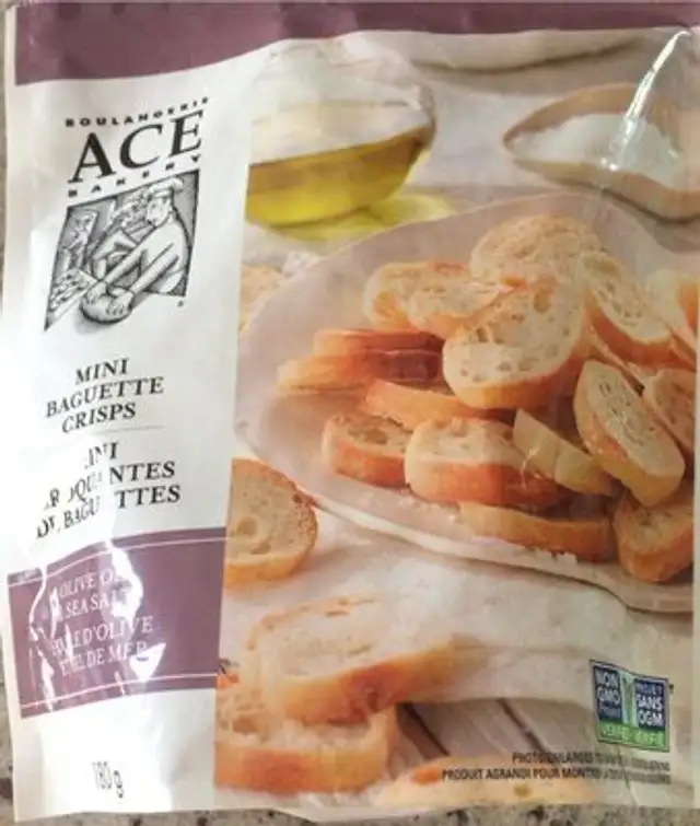 Olive Oil And Sea Salt Mini Crisps nutrition facts table