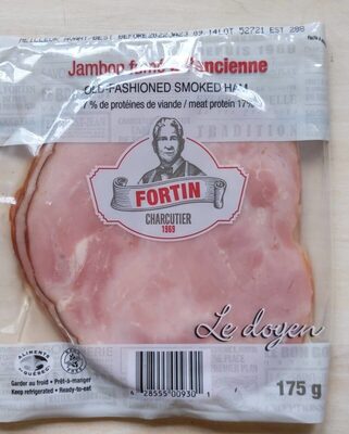 Old-fashioned smoked ham