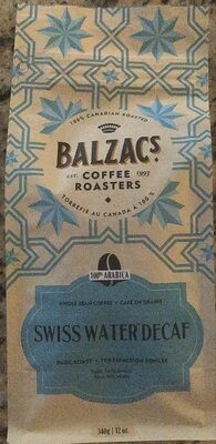 Dark Roast Swiss Water Decaf Coffee Beans