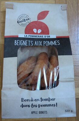 Beignets aux pommes front packaging
