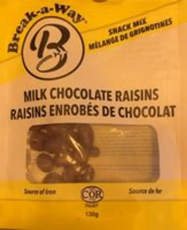 Milk Chocolate Raisins