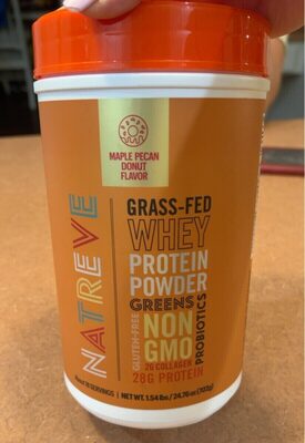 Natreve maple pecan donut flavor protein powder