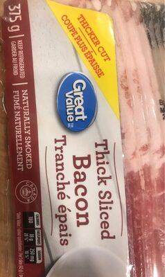 Naturally smoked thick sliced bacon