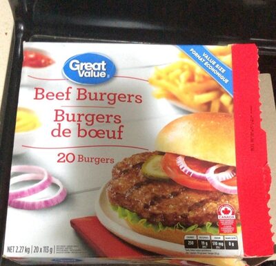 Beef burgers