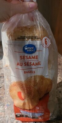 Bagel au sésame front packaging