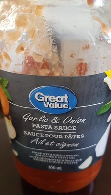 Sauce tomate ail et oignon pour pâtes front packaging
