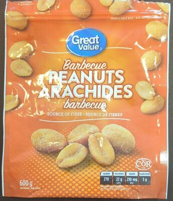 Arachides barbecue front packaging