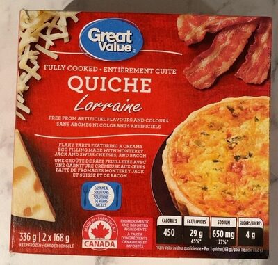 Quiche front packaging