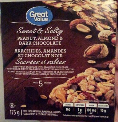 Barres sucrées et salées