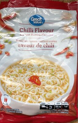 Ramen saveur de chili front packaging