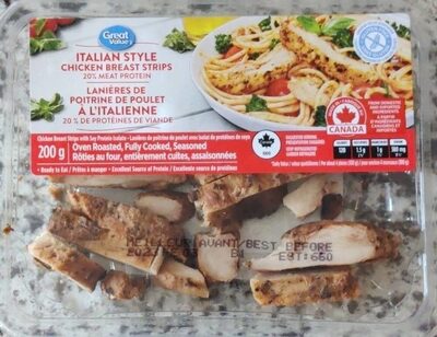 Italian Style Chicken Breast Strips