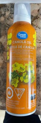 Canola oil front packaging