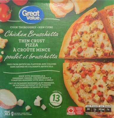 Chicken bruschetta front packaging