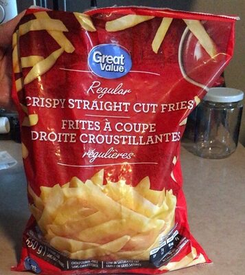 Frite a coupe droite croustillantes
